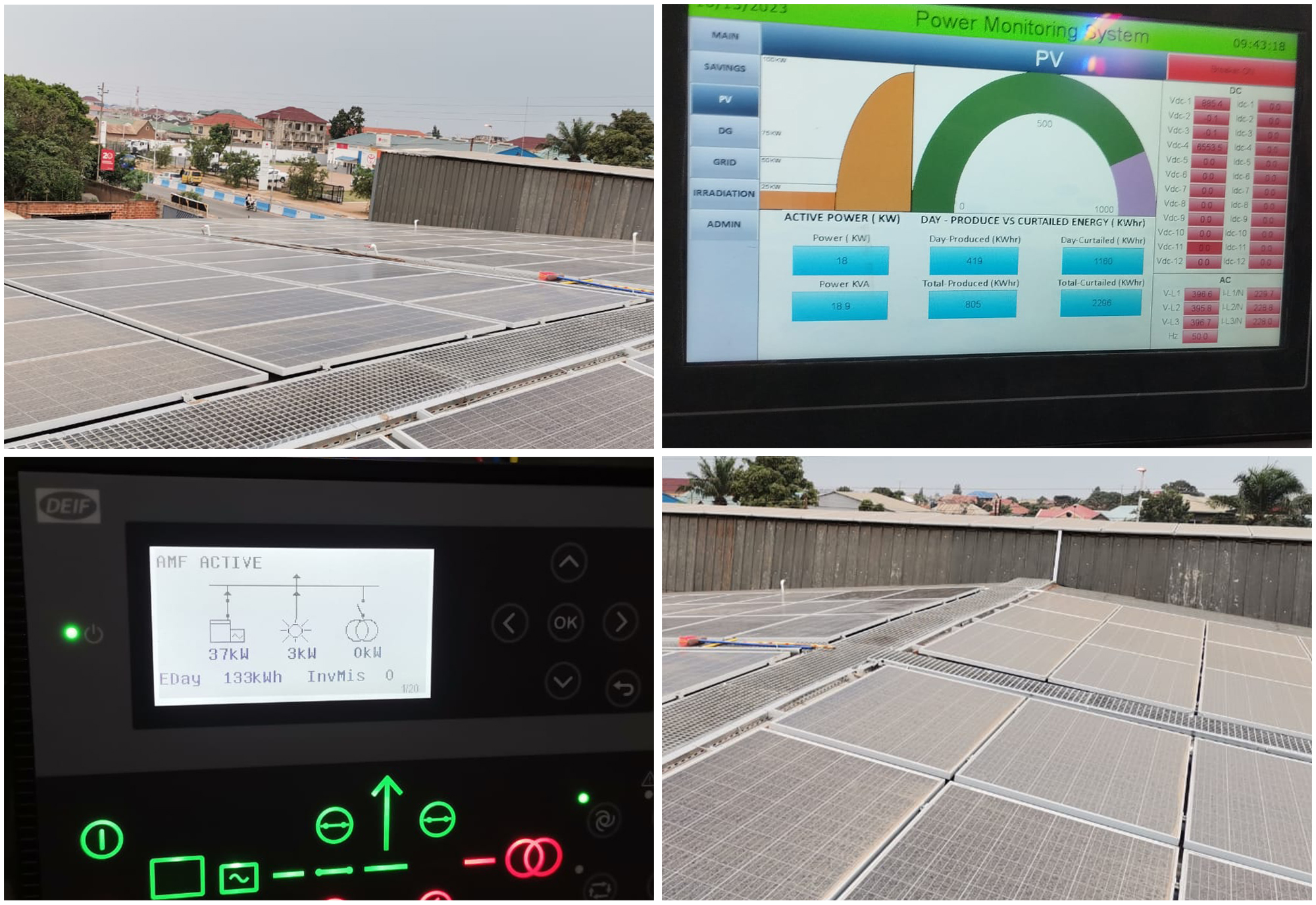 Kin Marche Super Market (PV+DG power Solution)